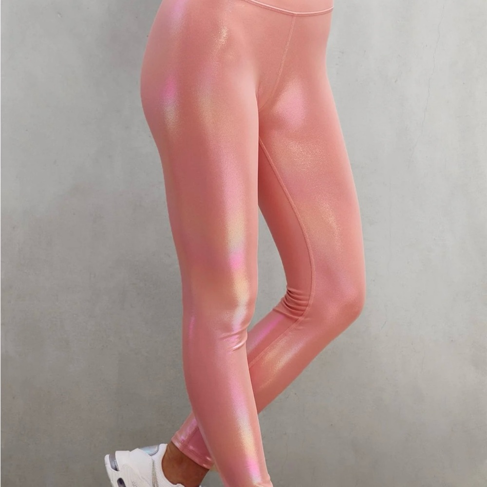 NWT W.I.T.H Wear It To Heart - Full Length Sunset Mauve Mermaid Active Leggings